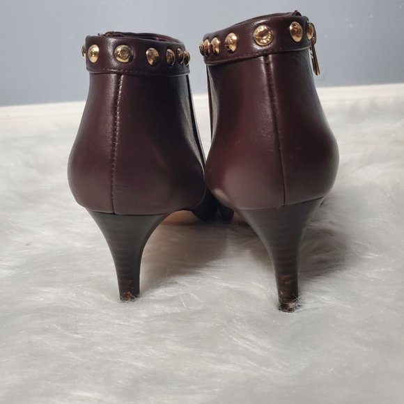 Coach Brown A00310 Holiday Soft Shine Chestnut Leather Boots/Booties, 7 - Picture 6 of 10